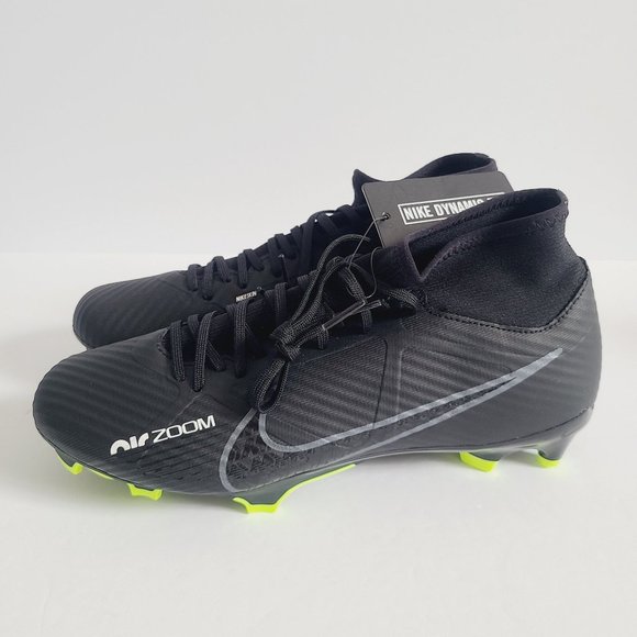 NEW Nike Zoom Mercurial Superfly 9 MG Soccer Cleats DJ5625-001 Size 7 Black - Picture 1 of 7